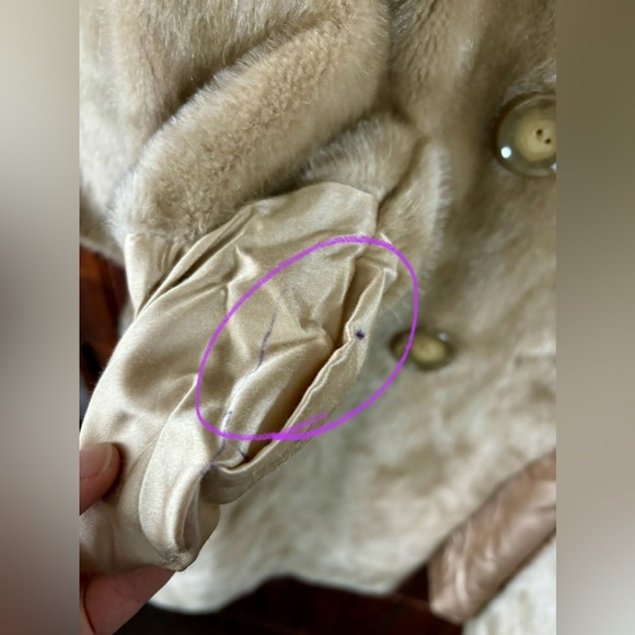 VINTAGE SUTTON PLACE BY SIDNEY BLUMENTHAL, FAUX FUR MID-LENGTH WOMEN’S COAT, M - Picture 13 of 16